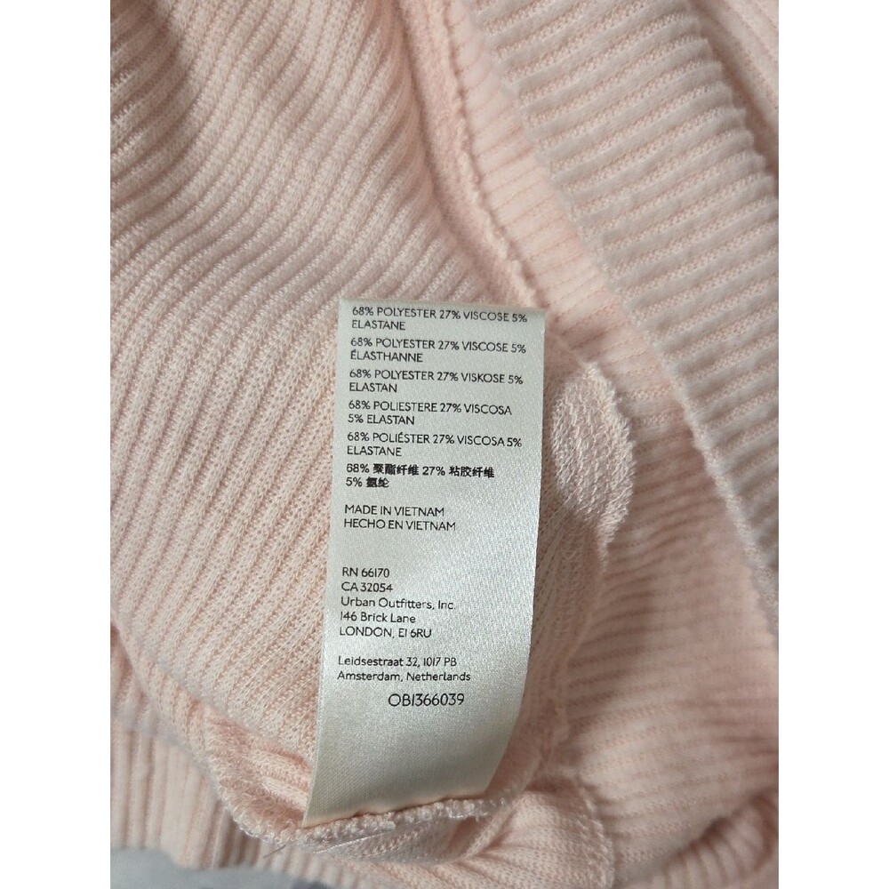 Free People Cozy With You Ribbed Wrap Pullover Sweater In Champagne Toast - Picture 6 of 7